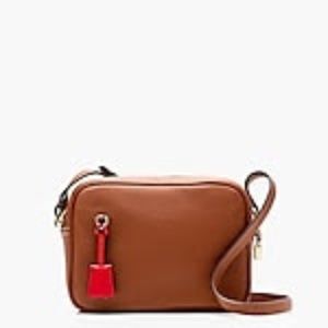 SIGNET BAG IN ITALIAN LEATHER, JCrew